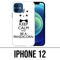 IPhone 12 Case - Keep Calm Pandicorn Panda Unicorn
