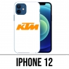 Coque iPhone 12 - Ktm Logo Fond Blanc
