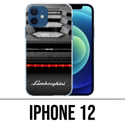 Custodia per iPhone 12 - Emblema Lamborghini