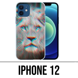 Coque iPhone 12 - Lion 3D