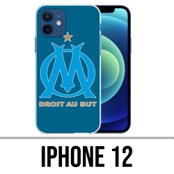 IPhone 12 Case - Om Marseille Logo Big Blue Background
