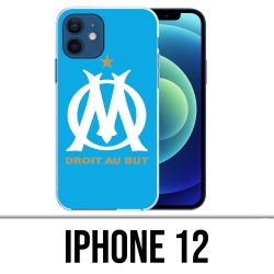 IPhone 12 Case - Om Marseille Logo Blue