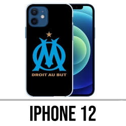 IPhone 12 Case - Om Marseille Logo Schwarz