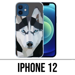 Custodia per iPhone 12 - Wolf Husky Origami