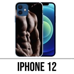 Coque iPhone 12 - Man Muscles