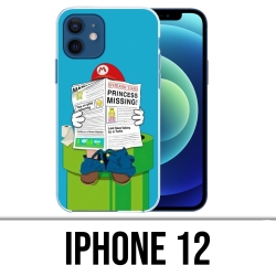 Coque iPhone 12 - Mario Humour