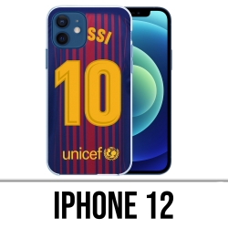 Custodia per iPhone 12 - Messi Barcelona 10