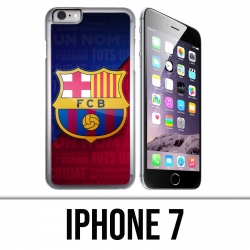 Coque iPhone 7 - Football Fc Barcelone Logo