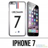 Coque iPhone 7 - Football France Maillot Griezmann