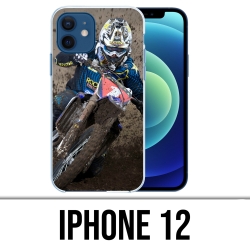 Coque iPhone 12 - Motocross Boue