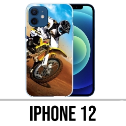 Coque iPhone 12 - Motocross Sable