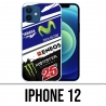 Coque iPhone 12 - Motogp M1 25 Vinales