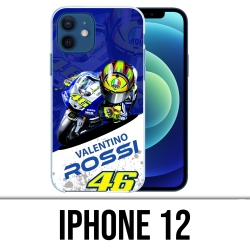 Custodia per iPhone 12 - Motogp Rossi Cartoon Galaxy