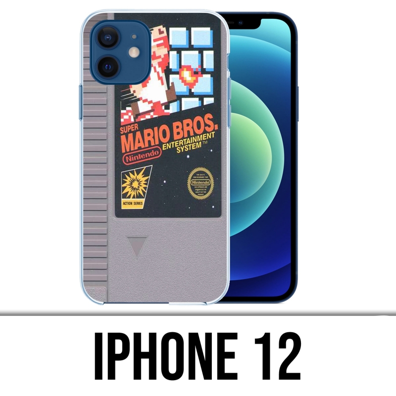 IPhone 12 Case - Nintendo Nes Mario Bros Cartridge