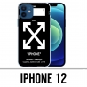 IPhone 12 Case - Off White Black