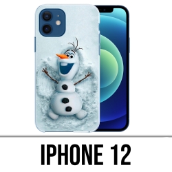 Coque iPhone 12 - Olaf Neige