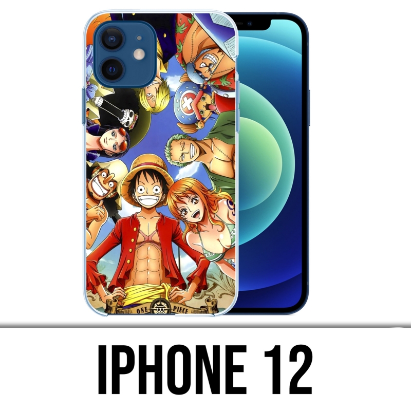 Coque iPhone 12 - One Piece Personnages