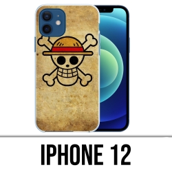 Coque iPhone 12 - One Piece Vintage Logo