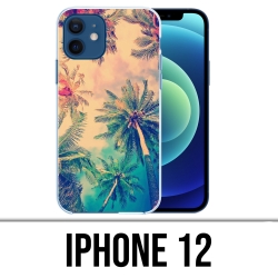 Coque iPhone 12 - Palmiers