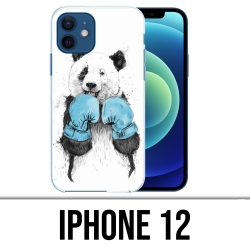 Coque iPhone 12 - Panda Boxe