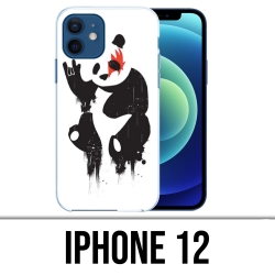 Coque iPhone 12 - Panda Rock