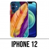 Coque iPhone 12 - Plumes