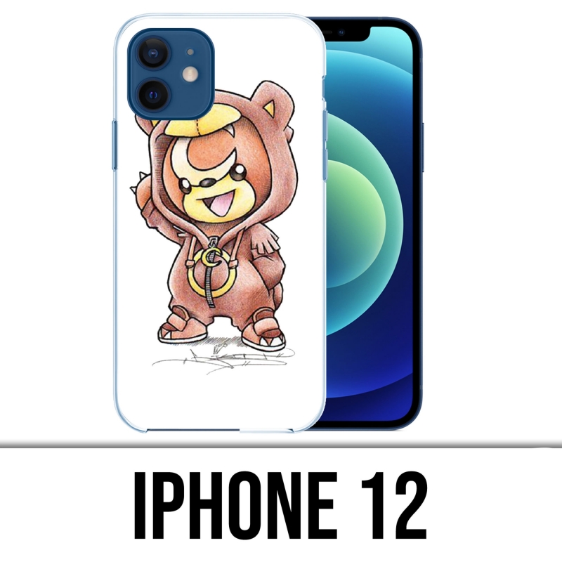 Custodia per iPhone 12 - Pokemon Baby Teddiursa