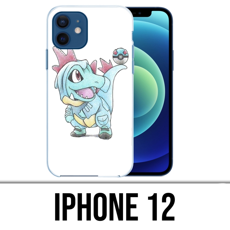 Coque iPhone 12 - Pokémon Bébé Kaiminus