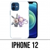 Coque iPhone 12 - Pokémon Bébé Mentali Noctali