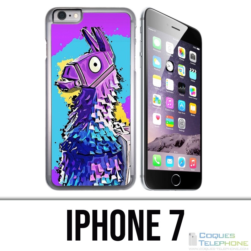 Coque iPhone 7 - Fortnite Lama
