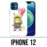 Coque iPhone 12 - Pokémon Bébé Pikachu