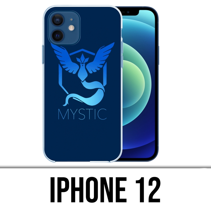 Custodia per iPhone 12 - Pokémon Go Team Msytic Blue