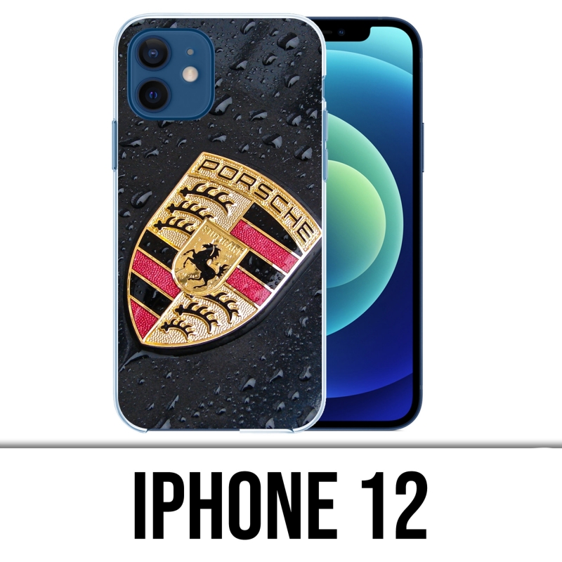 Coque iPhone 12 - Porsche-Rain