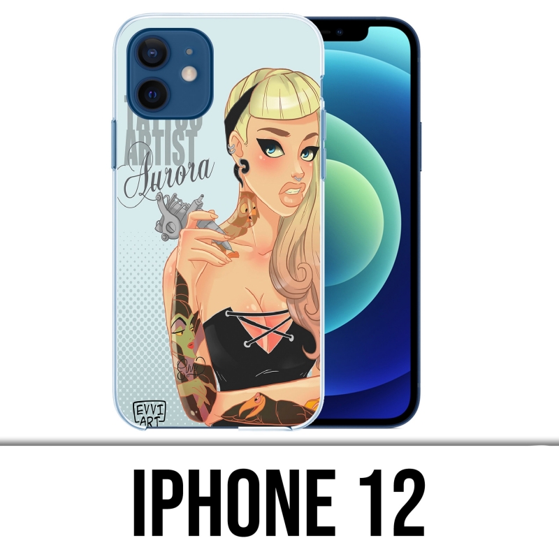 Coque iPhone 12 - Princesse Aurore Artiste