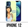 Coque iPhone 12 - Princesse Disney Jasmine Hipster
