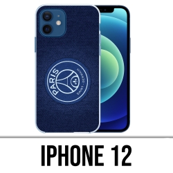 IPhone 12 Case - Psg Minimalist Blue Background