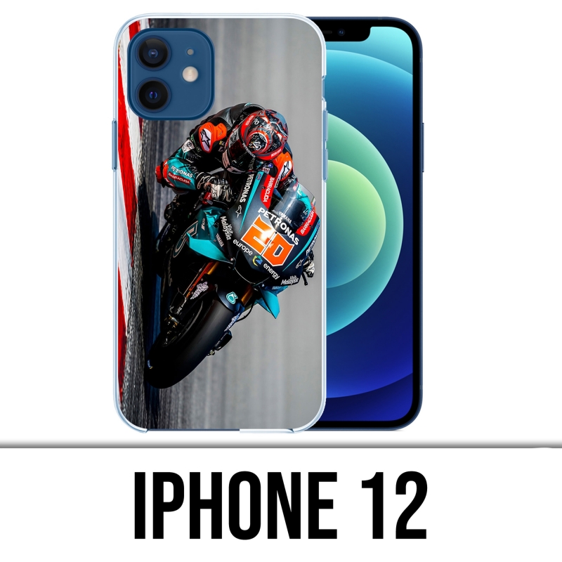 Funda para iPhone 12 - Quartararo-Motogp-Pilote