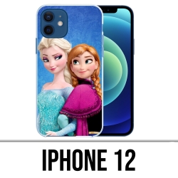Funda para iPhone 12 - Frozen Elsa y Anna