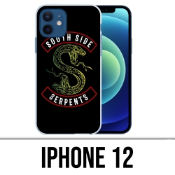 Coque iPhone 12 - Riderdale South Side Serpent Logo