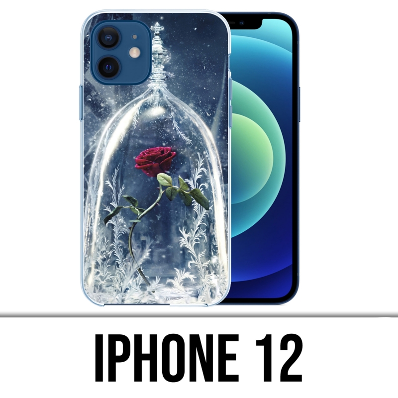Custodia per iPhone 12 - Rose Belle Et La Bete