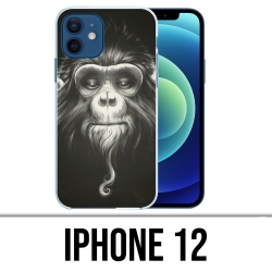 Coque iPhone 12 - Singe Monkey
