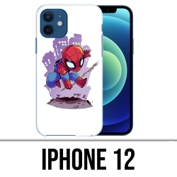 Funda para iPhone 12 - Cartoon Spiderman