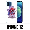 Custodia per iPhone 12 - Cartoon Spiderman