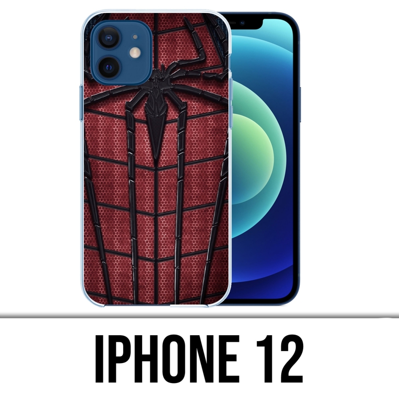 Custodia per iPhone 12 - logo Spiderman