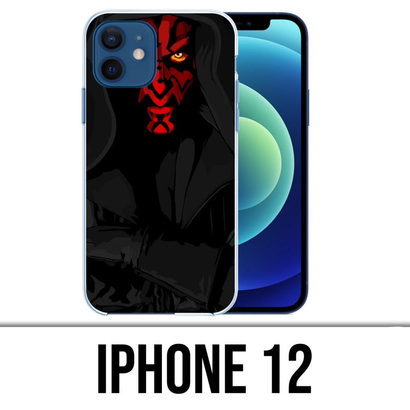 Coque iPhone 12 - Star Wars Dark Maul