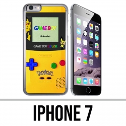 Coque iPhone 7 - Game Boy Color Pikachu Jaune Pokémon