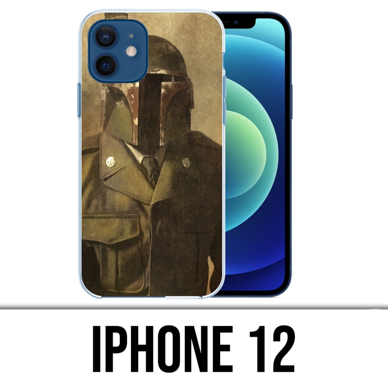 Funda para iPhone 12 - Star Wars Vintage Boba Fett