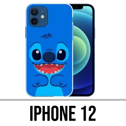 Coque iPhone 12 - Stitch Bleu