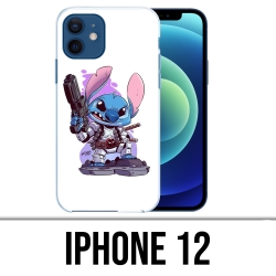 Coque iPhone 12 - Stitch Deadpool