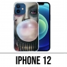Coque iPhone 12 - Suicide Squad Harley Quinn Bubble Gum
